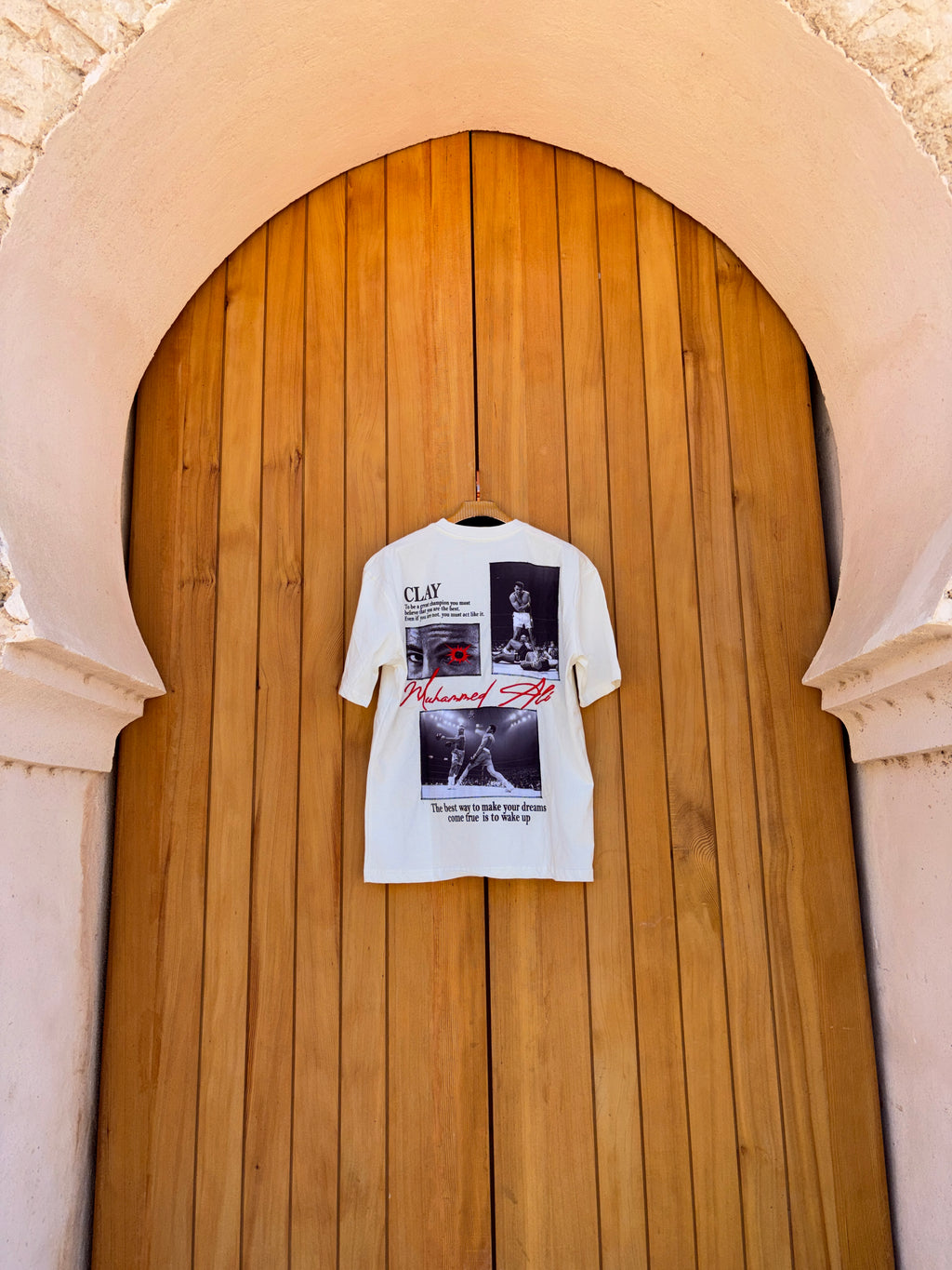 Tshirt Oversize ALI Clay Blanc