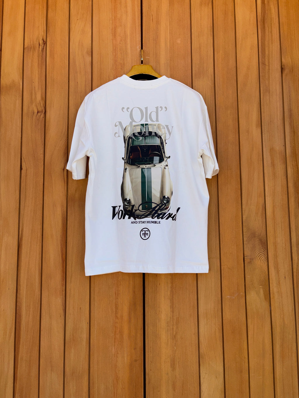 Tshirt Oversize WORK HARD Blanc