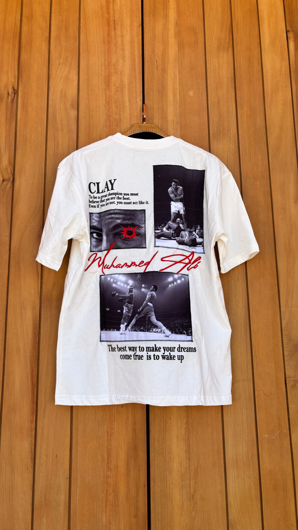 Tshirt Oversize ALI Clay Blanc