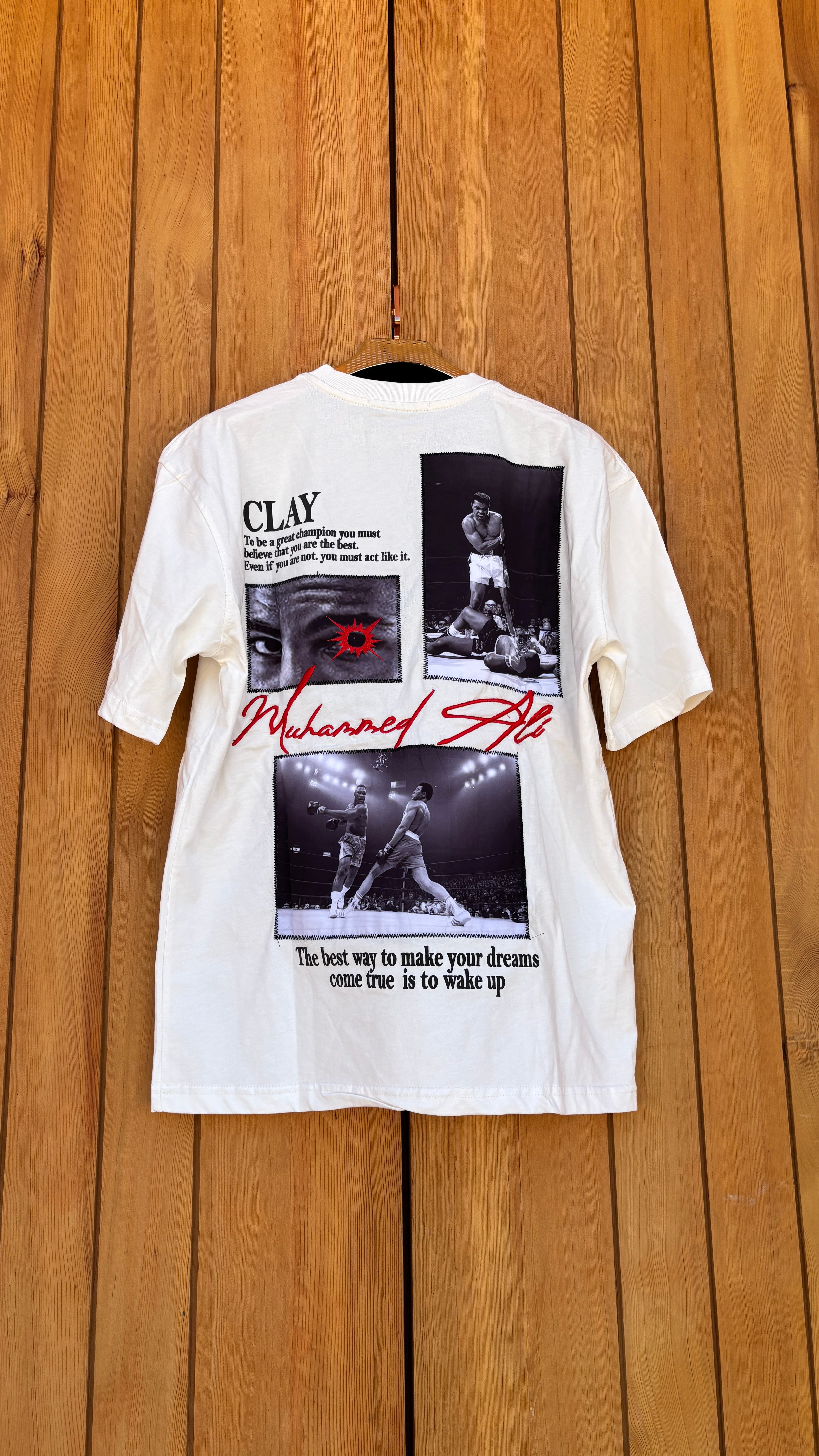 Tshirt Oversize ALI Clay Blanc