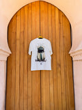 Tshirt Oversize WORK HARD Blanc